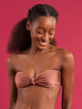 Load image into Gallery viewer, Top Shimmer-Copper Bandeau-Joy
