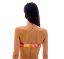 Load image into Gallery viewer, Top Tiedye-Red Bandeau-Reto
